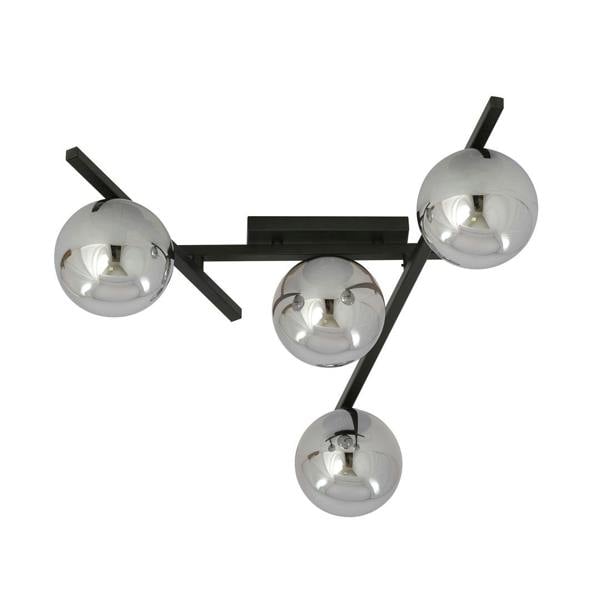 Emibig SMART Ceiling lamp  4 x E14 Black with Graphite Shade