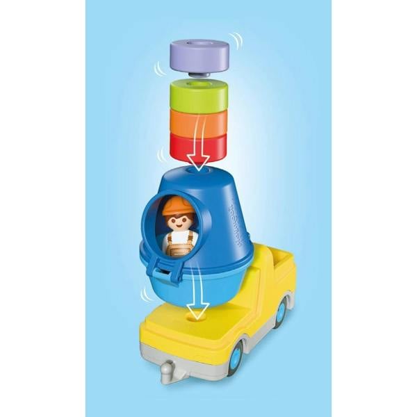 Playmobil JUNIOR: Concrete Mixer - 72083 Playset
