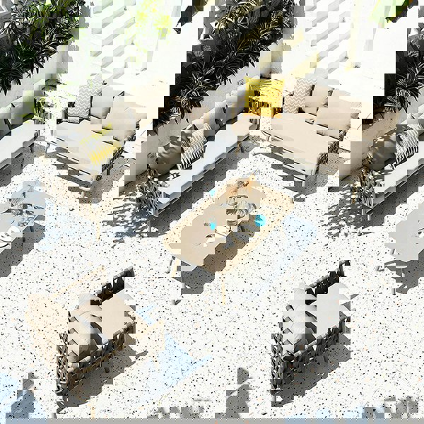 Kenneth Outdoor Sofa Set (Armchair x 2 + Sofa + Coffee Table)-Rit Concept-Rit Concept