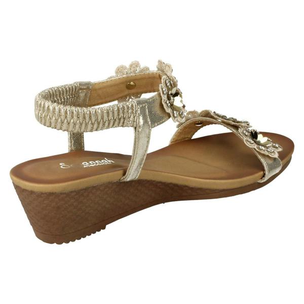Savannah Ladies Savannah Mid Wedge Sandals