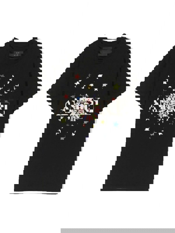 AMIRI KIDS STARS GRAPHIC TEE BLACK