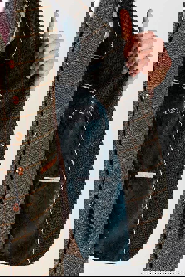 Paul Andrew Harris - Men's Green 3 Piece Wool Blend Tweed Suit