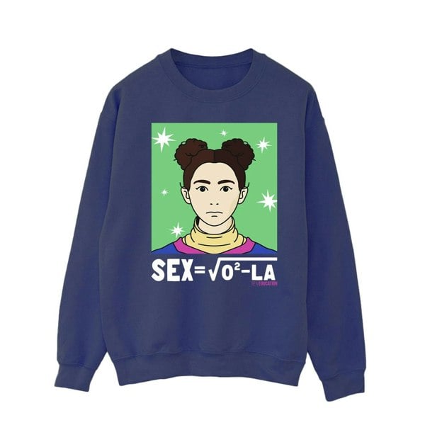 Netflix Mens Sex Education Ola Sex Equation Sweatshirt - Navy Blue