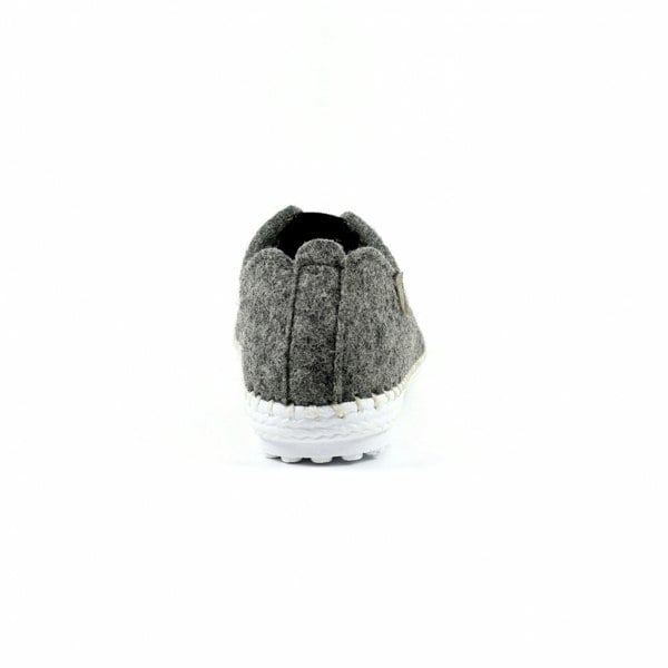 Lunar Women's Colette Leather Slippers - Grey