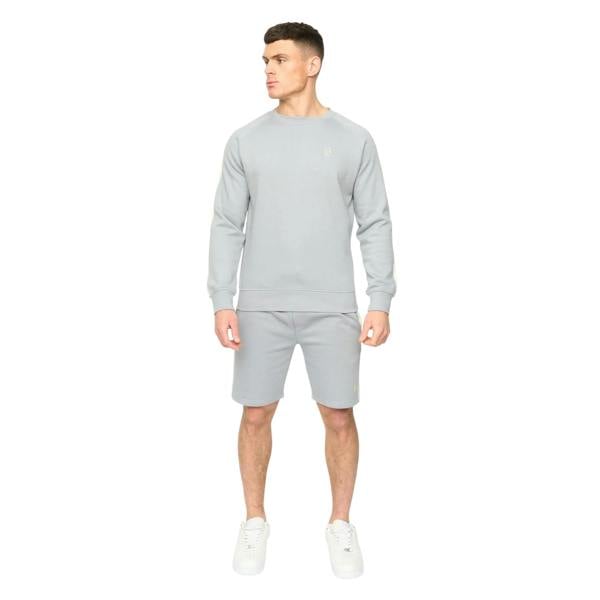 Crosshatch Mens Cresswill Shorts - Steel Blue - 