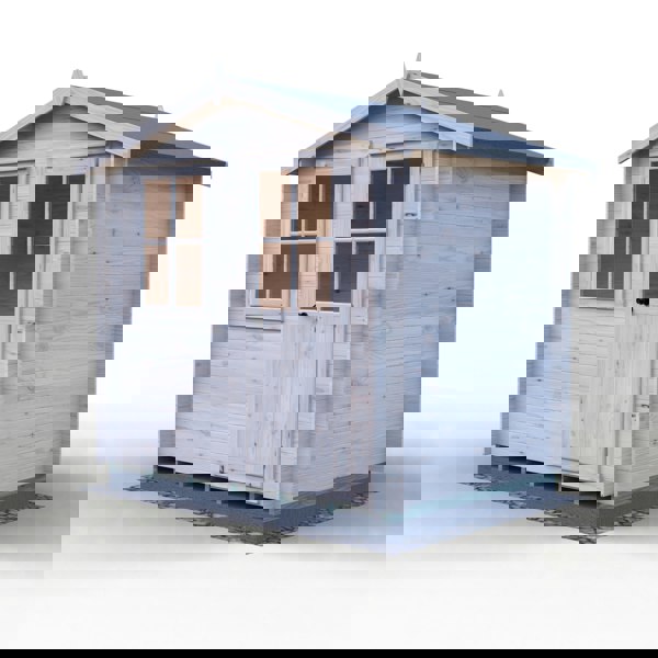 Shire Avesbury(Pembrook) 8x6 Log Cabin 19mm interlock  Cladding - Best Shed