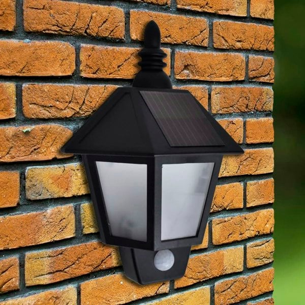 Berkfield Solar Wall Lamp with Motion Sensor