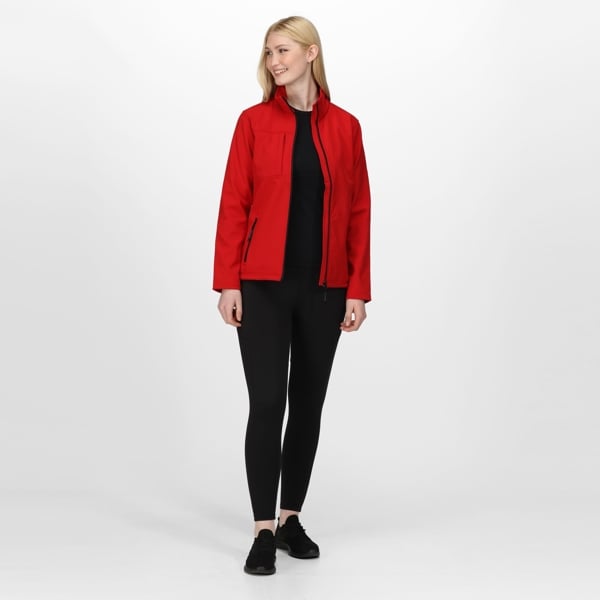 Regatta Women's Octagon II Waterproof Soft Shell Jacket - Classic Red / Black