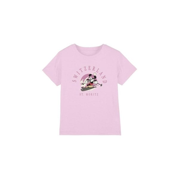 Disney Childrens/Kids Switzerland Mickey Mouse T-Shirt - Pink