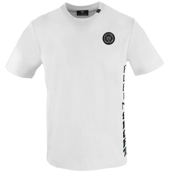 Plein Sport Bold Side Logo White T-Shirt S