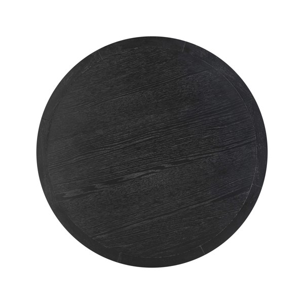 Furniture Edit Sahara Black Oak Round Dining Table