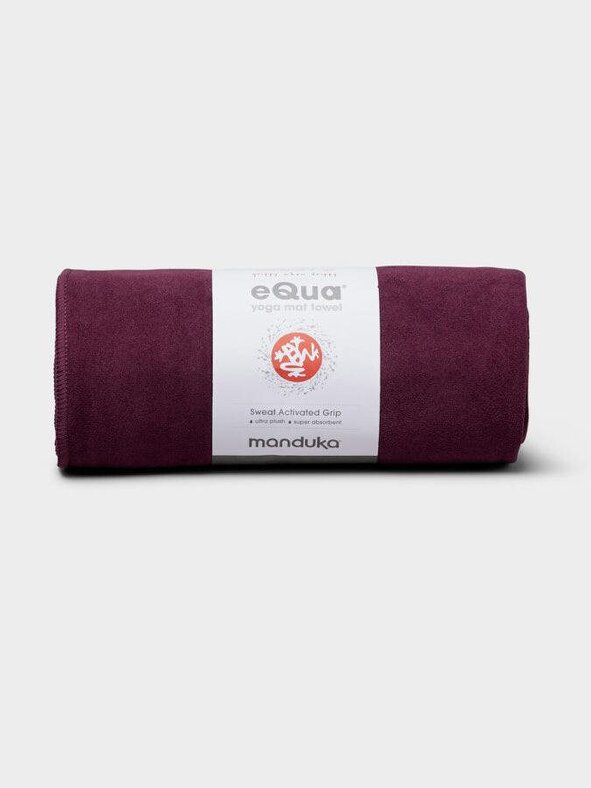 Manduka eQua Yoga Mat Towels - Standard 72" (183cm) - Acai