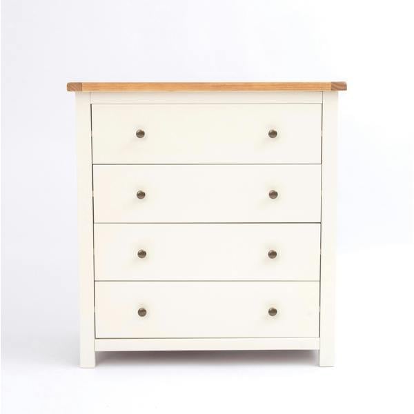 Maggiori 4 Drawer Chest of Drawers Brass Knob