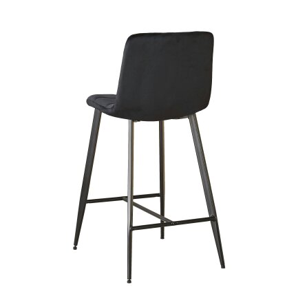 Outdoor Living Erica Plush Velvet Comfort Bar Stools - Set of 4