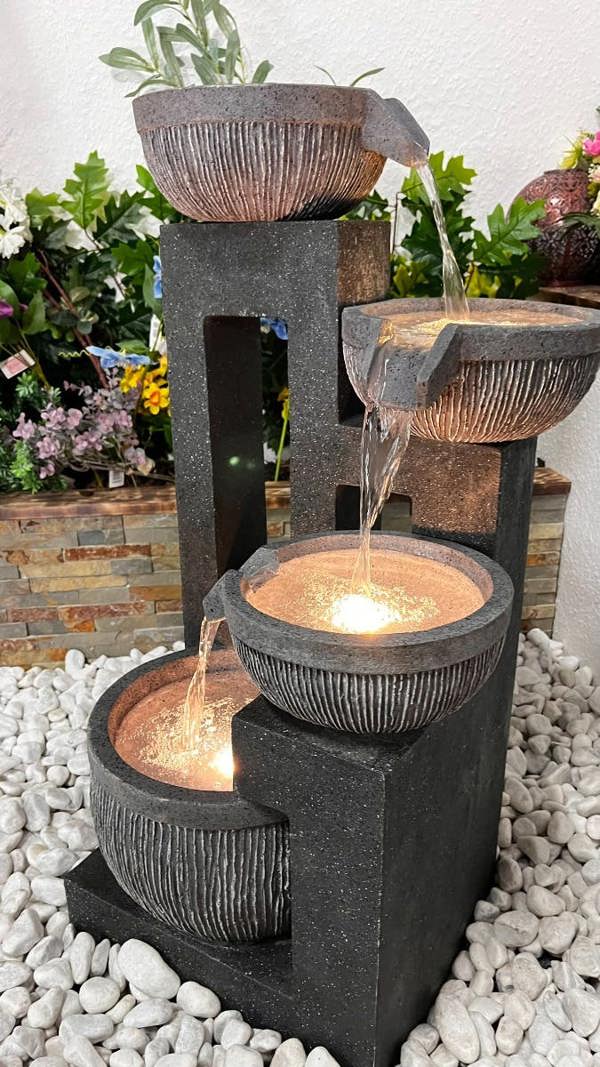 Tranquillity Water Features Mirage Cascade Contemporary Water Feature