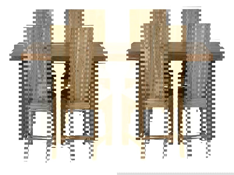 IH Design Dunphy Industrial Rectangular 6 Seater Dining Table