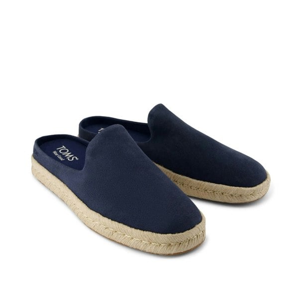 TOMS Santiago Suede Men's Navy Mules