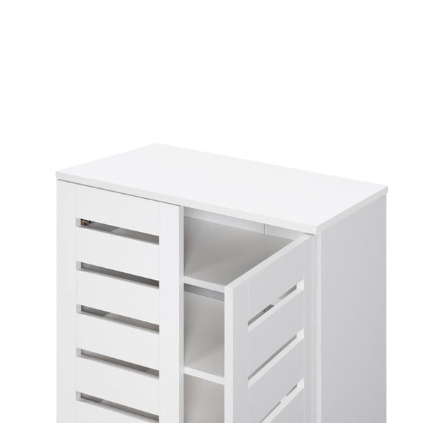 Swish Furniture Euston Modern 2 Door Shoe Storage Cabinet