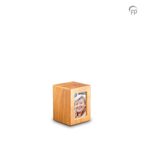 Memorials Direct MDF Photo Urn (Light Wood)