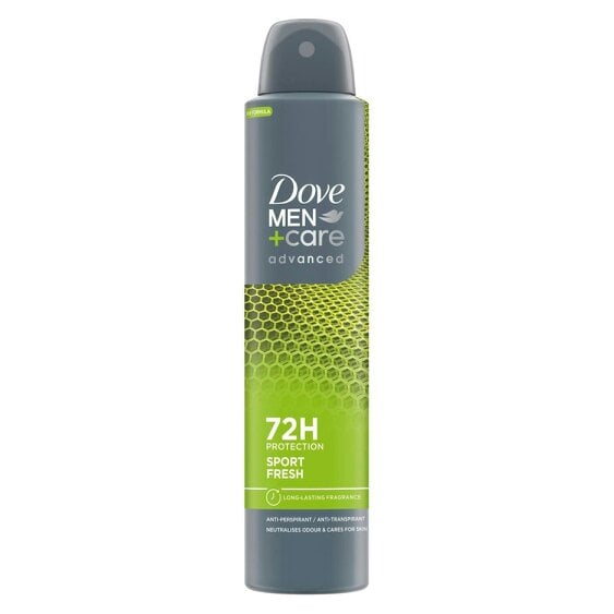 Dove Men+Care Dove Anti-Perspirant Men+Care Advanced Sport Fresh 72H Protection Deo, 18x200ml