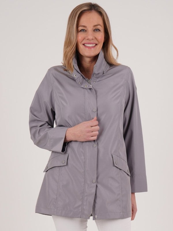 PennyPlain Raincoat - Steel