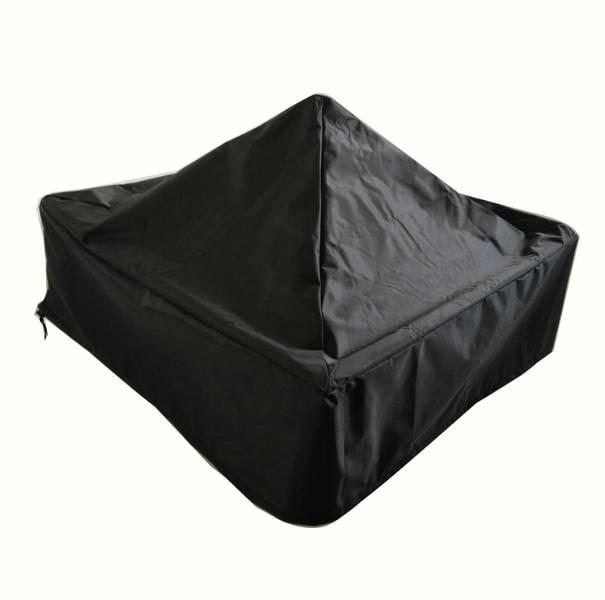 Bronze Fire Pit BBQ Combo 24" - Stars Design Outdoor Fire Bowl with Grill & Cover The Garden Furniture Shop