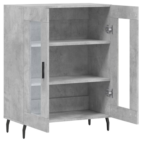 Berkfield Sideboard Concrete Grey 69.5x34x90 cm Engineered Wood