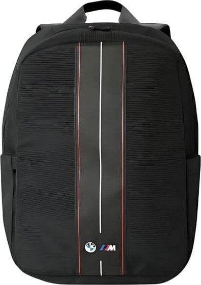 BMW Nylon Red Stripe Backpack for 16" Laptop Black - BMBP15COMPVSKR