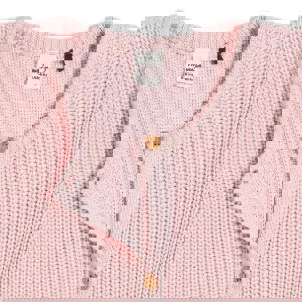 Mini Cuddles Baby Girl 5pc Gift Set With Cardigan, Multicolour