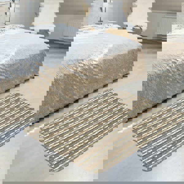 Washable Designer Mats Stripe Design in Different Colors