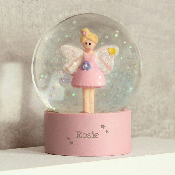 Personalised Memento Company Personalised Fairy Any Name Glitter Snow Globe