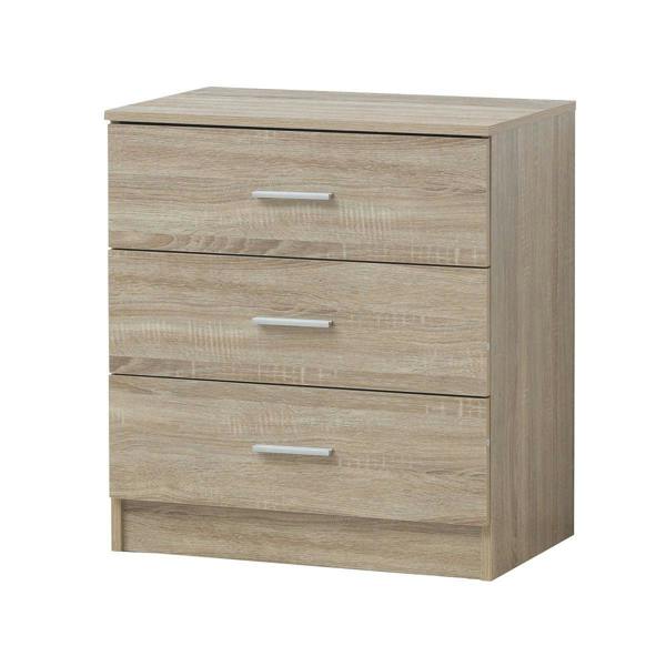 Timber Art Design Rio Costa Chest 3 Drawers Bedroom Living Room Storage