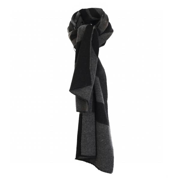 Hugo Unisex Adult Stacked Logo Scarf - Grey - 