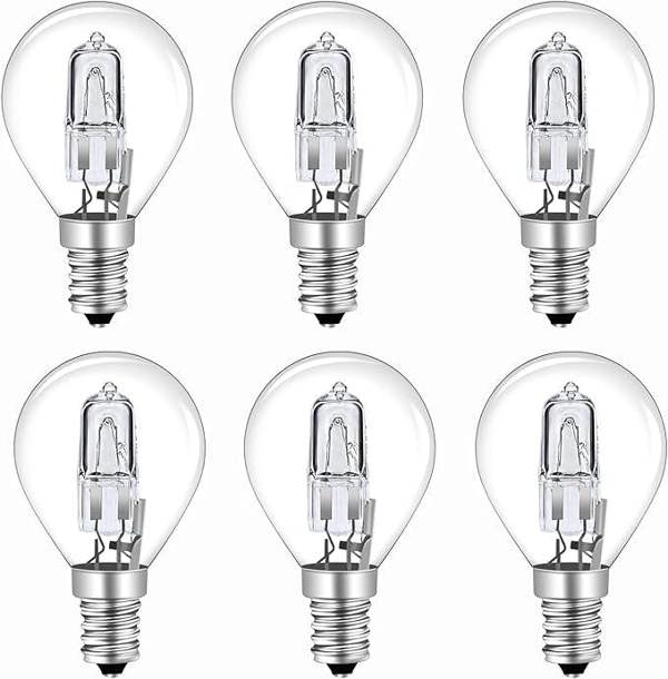 Eveready 10 x Eveready 30w-40w SES E14 Halogen Golf Light Bulbs