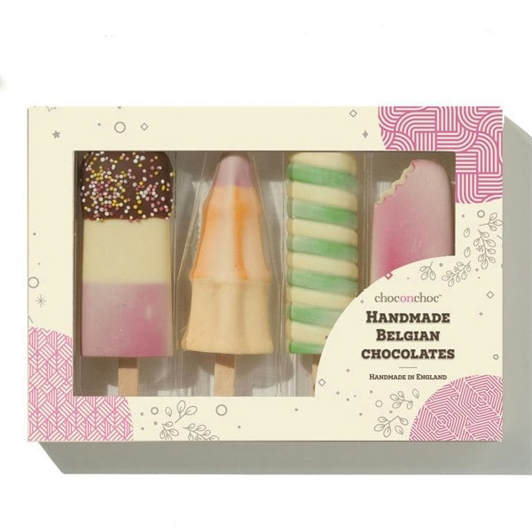 CHOC ON CHOC Chocolate Ice Lollies Gift Set
