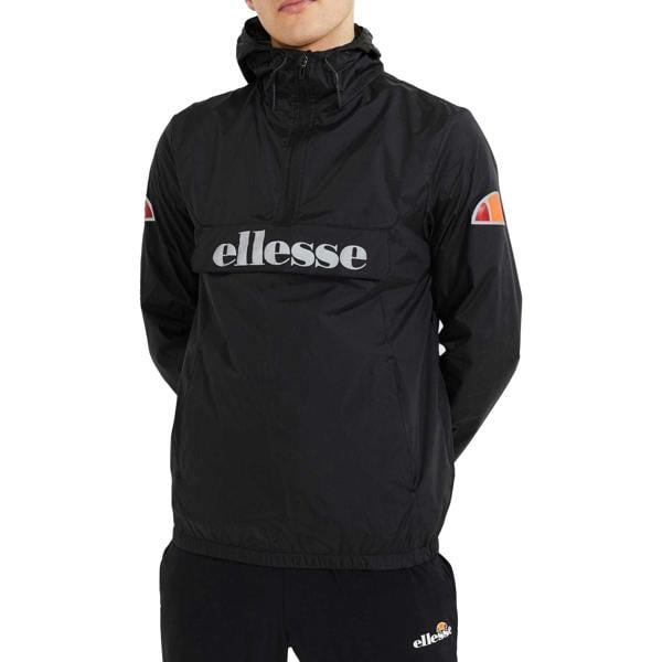 Ellesse Mens Acera Overhead Hooded Jacket - Black - 
