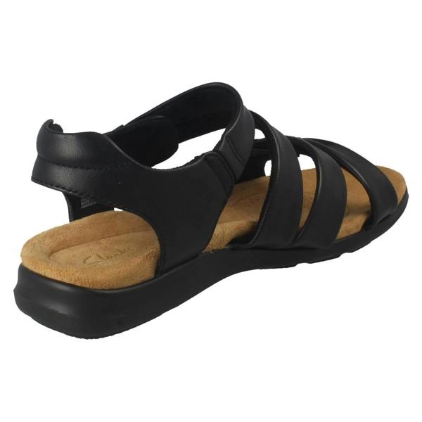 Clarks Ladies Clarks Casual Hook and Loop Sandals Kitly Ave