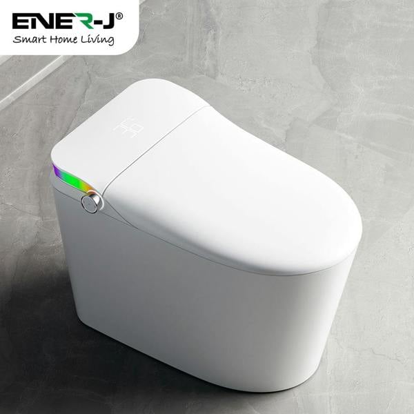ENER-J HygienePro Smart Toilet with Instant Heating, Heated Seat, UV Sterilisation & Remote Control, Integrated Tank Bidet System