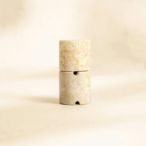 Marble cable pillar tower lifestyle desk cable tidy genuine stone