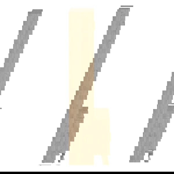 Furniture To Go Ikast TV-Wall Unit with 2 Sliding Doors in Jackson Hickory and White