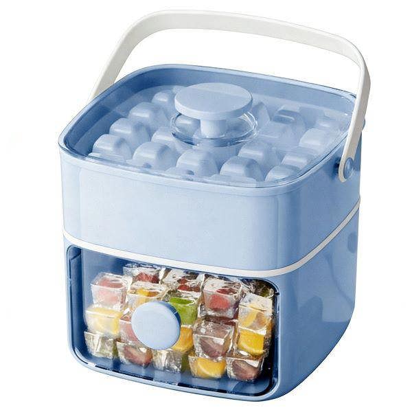 Leaper Large capacity ice cube tray with one touch release