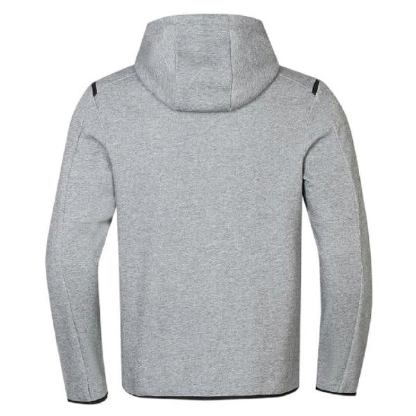 Kappa Mens Regular Full Zip Hoodie - Grey Marl Marl - 