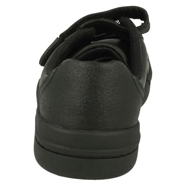 Clarks Boys Clarks Football Detailed School Shoes Rock Pass