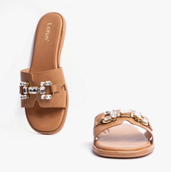 Lotus FANO Womens Sandals Tan