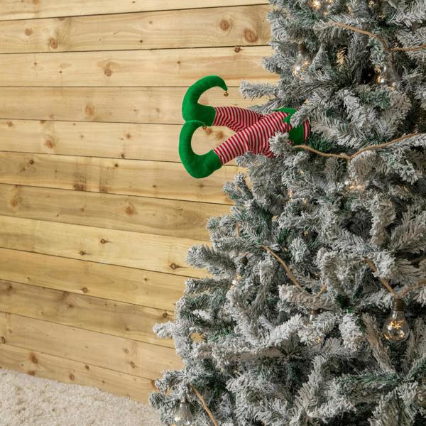 Samuel Alexander 35cm Elf's Stuck Wriggling Christmas Tree Decoration