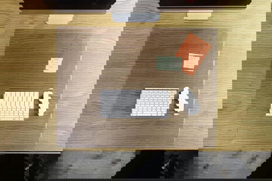 Durable Clear Waterproof Non-Slip Desk Pad Protector Mat | 5 Pack | 53 x 40 cm