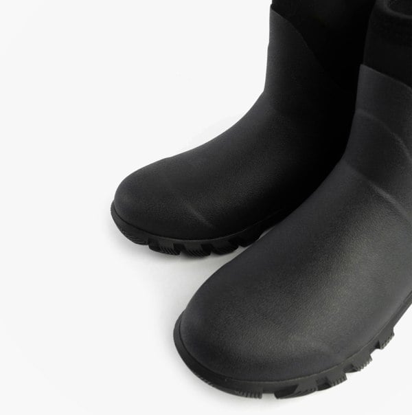 Mud Dogs RUTLAND SHORT Unisex Neoprene Wellington Boots Black