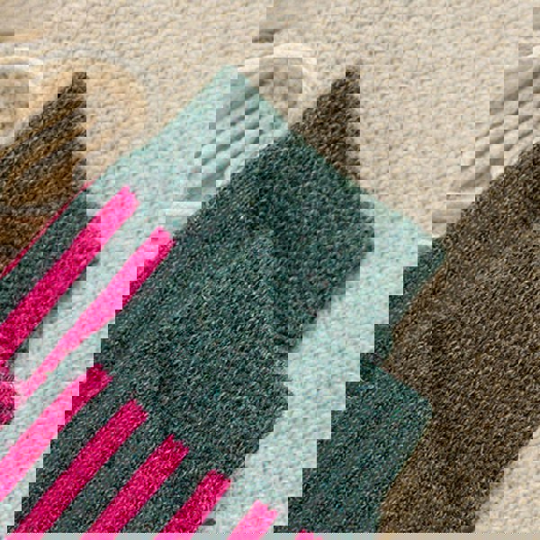 Anysox 5 Pairs Size 5-9 Fashion Socks Colorful Wind-Flowers Cotton Winter Thick Warm Wool Casual for Women Red