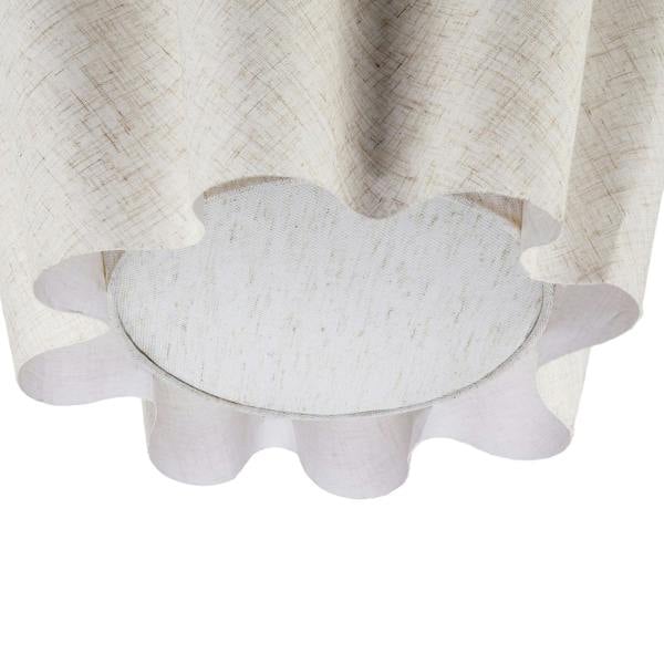 Modern Sculptural Pendant Light Shade with Layered Wave Silhouette Image 5