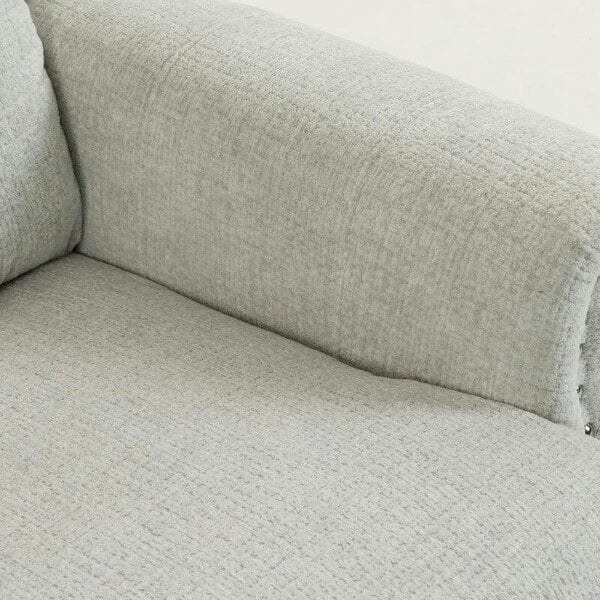 Riser Recliner Chair with Massage and Heat, Chenille Electric Power Lift Recliner Chair, Light Grey